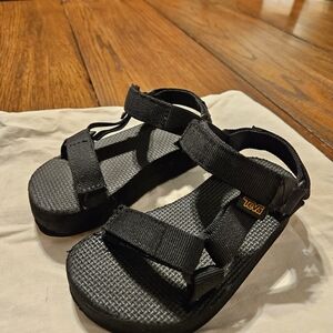 Teva Kids Black Strap Sandals